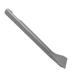12&quot; x 1.375&quot; Wide Bent Chisel for 100 Style Shank