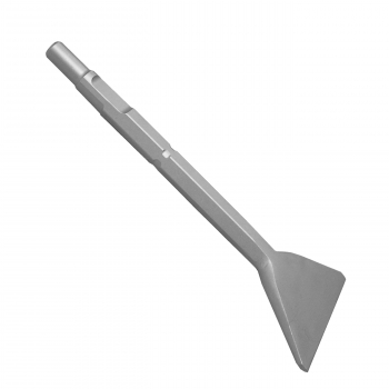 18&quot; x 4-1/2&quot; Wide Jumbo Chisel for Spline/Rotary Shank