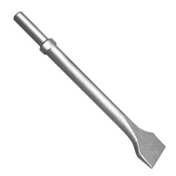 9&quot; x 1-1/2&quot; Wide Chisel for .680&quot; Round Shank with Oval Collar